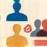 Icon representing tagging friends on a post.